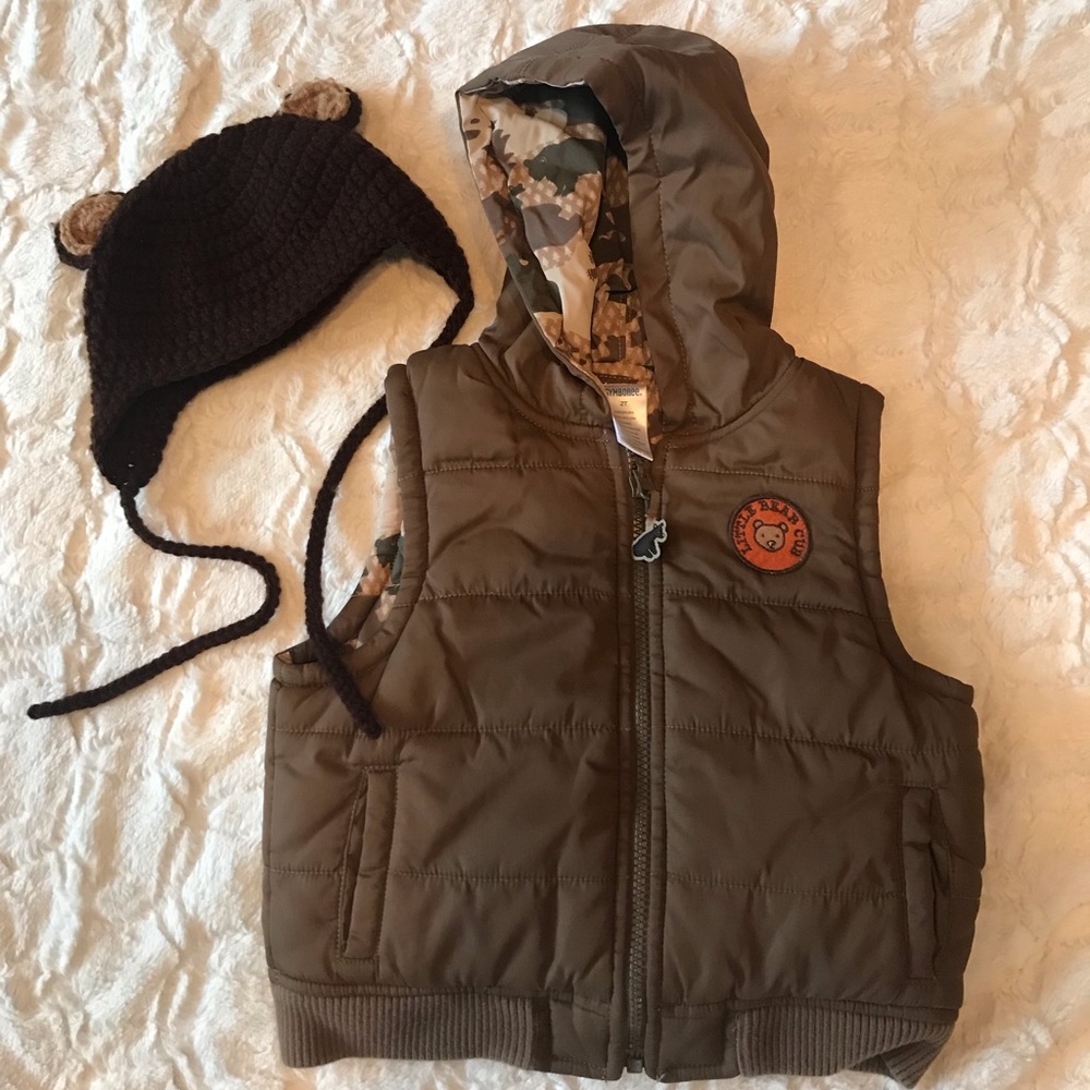 Brown Gymboree puffer vest